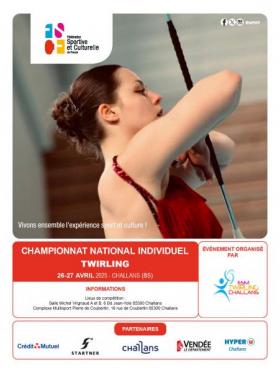 Twirling - Championnat national individuel - Challans 2025